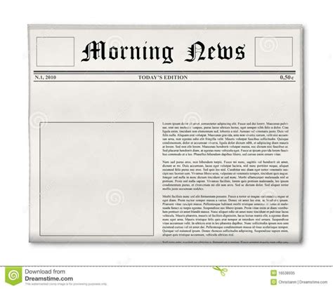 Magazine Advert Templates | Newspaper template, Newspaper front pages ...