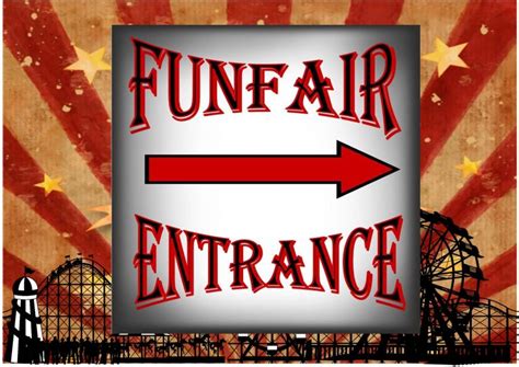 Fairground Carnival Entrance Sign – The Rooshty Beach