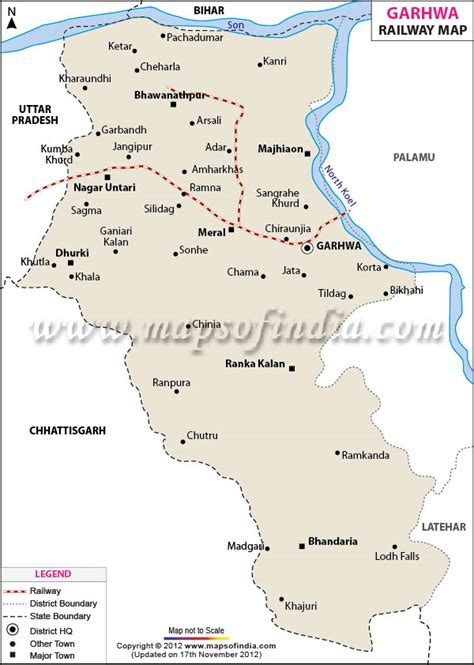 Garhwa Railway Map