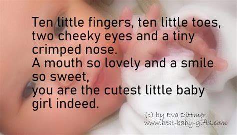 Baby Girl Poems - cute quotes and verses for newborn girls