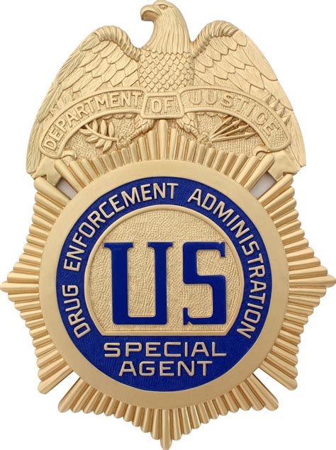 DEA Badge Plaque