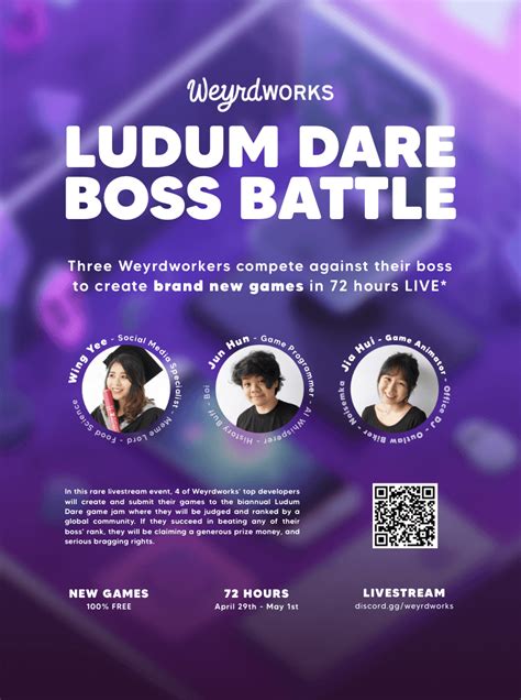 Ludum Dare Boss Battle 2023 — Weyrdworks