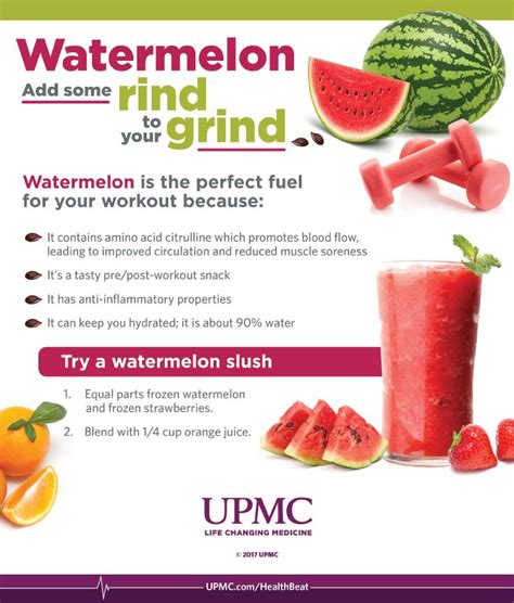 Watermelon for Your Pre Workout Fuel | UPMC HealthBeat | Watermelon health benefits, Watermelon ...