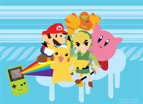 Nintendo Characters Wallpaper - WallpaperSafari