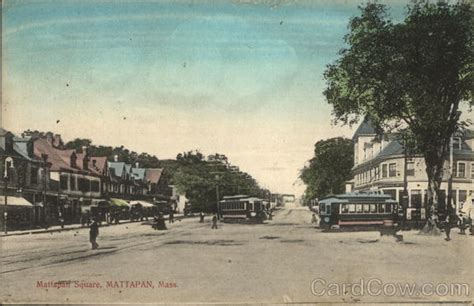 Mattapan Square Massachusetts Postcard