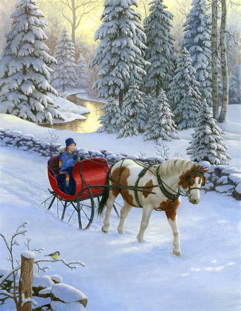 ♥ VANILIE ♥ - Page 64 | Winter scenes, Christmas art, Sleigh ride