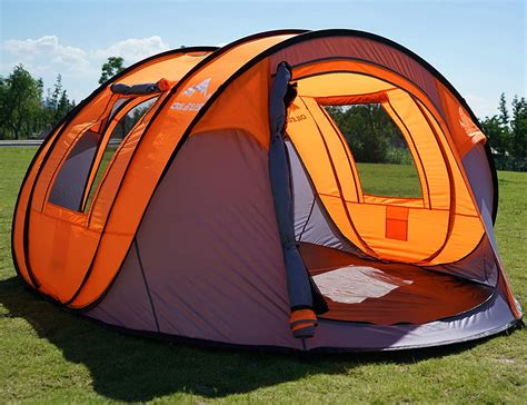 OILEUS X-large Pop Up Dome Tent Instant Camping Tent 5-6 Person Tent with Sky-window Easy ...