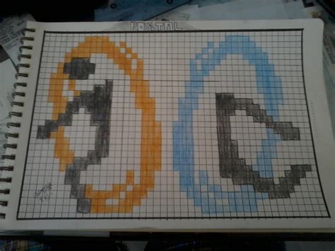 Portal 2 pixel art by flamesofawesomeness on DeviantArt