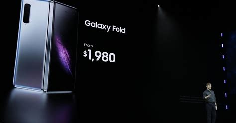 Samsung's new foldable phone costs $1,980; Released new S10 model ...