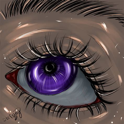 ArtStation - purple eyes