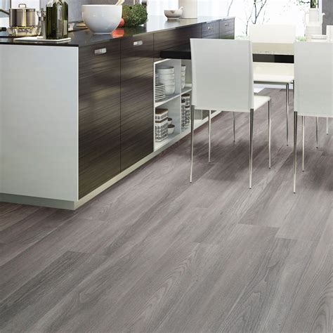 Grey Natural Oak Effect Waterproof Luxury Vinyl Click Flooring Sample ...