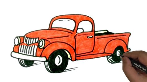 how to draw a old truck step by step - casualfallweddingoutfitguestoutdoor