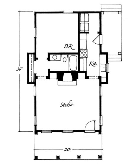 Studio Cabin Floor Plans - floorplans.click