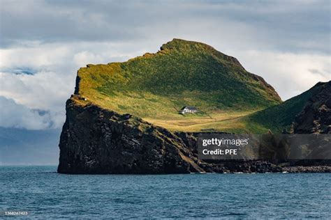 Worlds Loneliest House The Lodge On The Elliðaey In Iceland High-Res Stock Photo - Getty Images