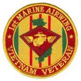 1st Marine Air Wing Vietnam Veteran Patch - 1st Marine Air Wing | Vietnam veterans, Veteran ...