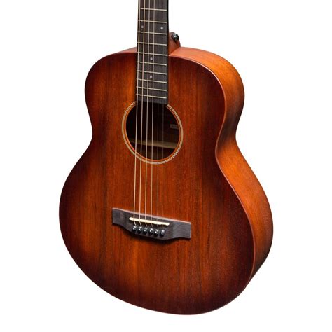 NEW Martinez Solid Mahogany Top Acoustic-Electric TS-Mini Guitar Satin Sunburst | eBay