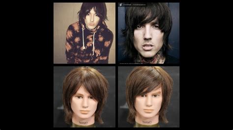 Oliver Sykes Haircut Tutorial - YouTube