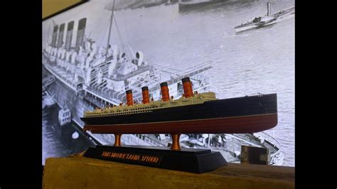 RMS Mauretania model UNBOXING! - YouTube