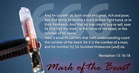 Mark Of The Beast Chip Bible Verse