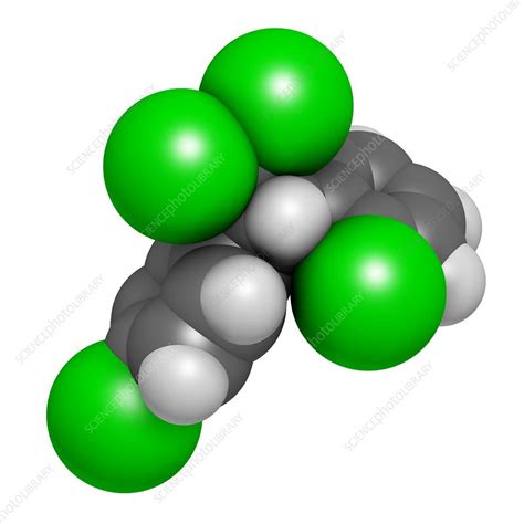 Mitotane cancer drug molecule - Stock Image - F012/9239 - Science Photo ...