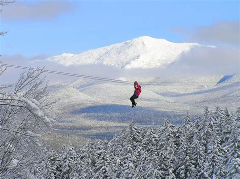 Bretton Woods Zip Line Canopy Tour | White Mountains Winter Fun - New England Today