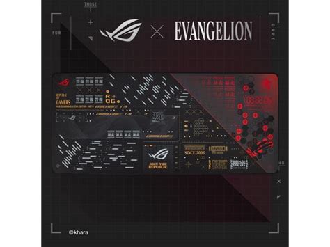 ASUS ROG Scabbard II EVA Edition Extended Gaming Mouse Pad, Protective ...