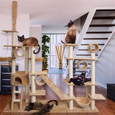 Arbol Trepador Gimnasio Para Gatos - $ 5,600.00 en Mercado Libre