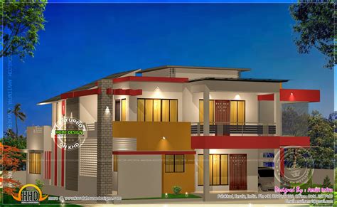 Modern 4 BHK house plan in 2800 sq.feet - Kerala Home Design and Floor Plans - 9K+ Dream Houses