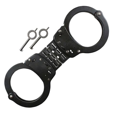 Smith & Wesson Blue Hinged Handcuffs Model 300 | Zahal