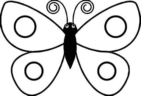 Butterfly Drawing For Kids | Free download on ClipArtMag