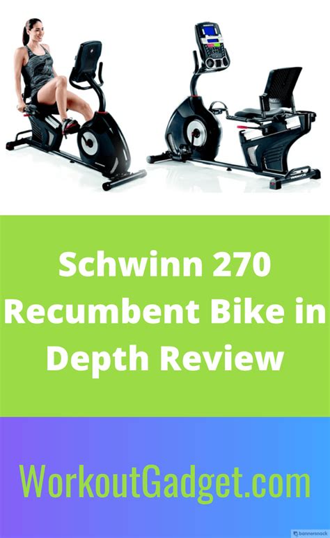 The Schwinn 270 Recumbent Bike is the top product in Schwinn's reclined ...