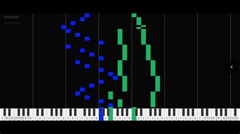 Alphabet / ABC Song (piano) - YouTube