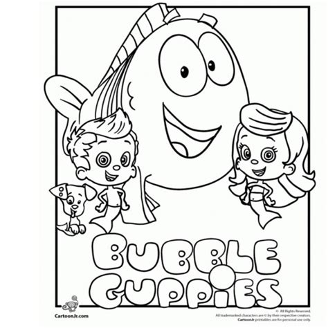 Bubble Guppies Coloring Pages Deema - Free Printable Coloring Pages