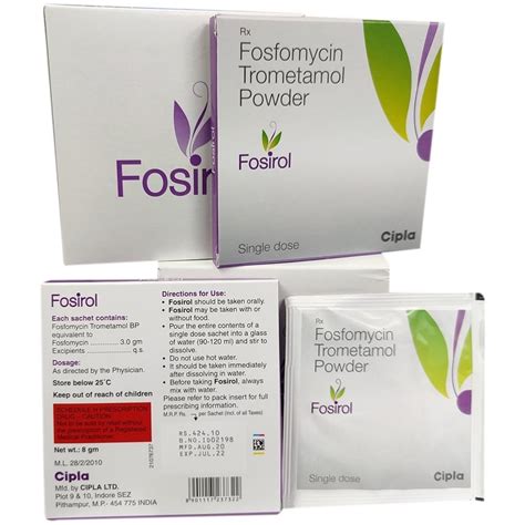 Fosirol Fosfomycin Trometamol Powder at Rs 350/pack in New Delhi | ID: 23388485455