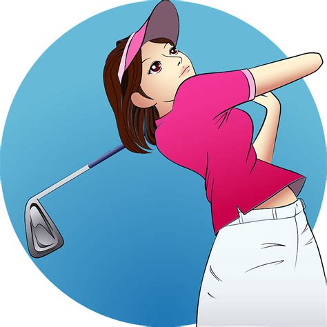female golfers - Clip Art Library