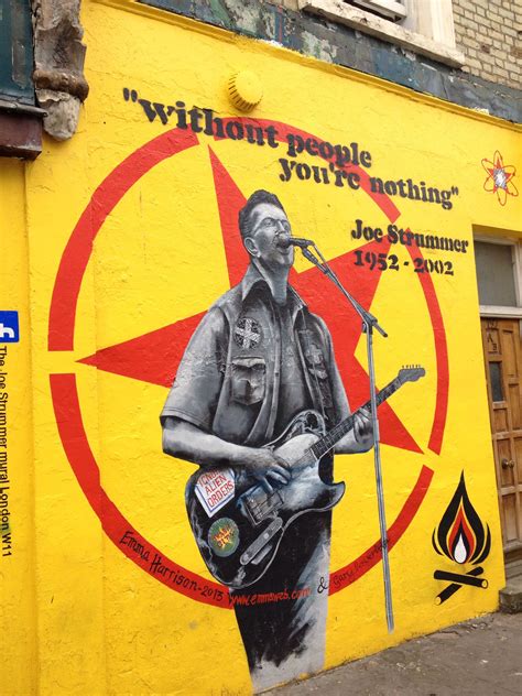 Joe Strummer mural - Notting Hill