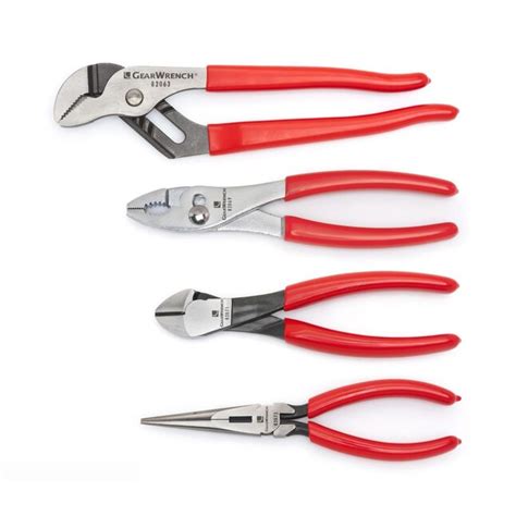 GEARWRENCH 4-Pack Assorted Plier Set in the Plier Sets department at Lowes.com