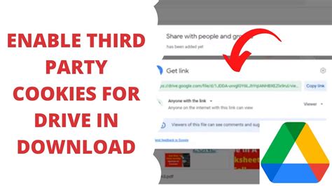 How to Enable Third Party Cookies For Drive | Enable Third Party Cookies For Drive In Download ...