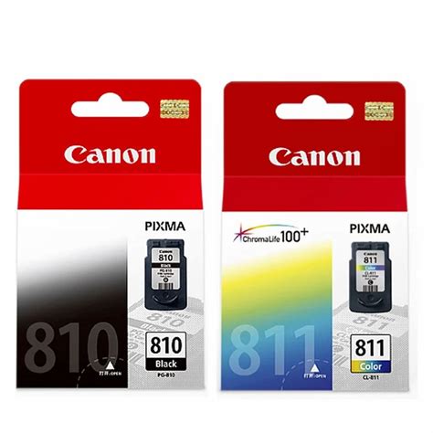 Ink Cartridge CYMK Canon Printer Cartridges, Model Name/Number: 810 Black/ 811 Color at Rs 1800 ...