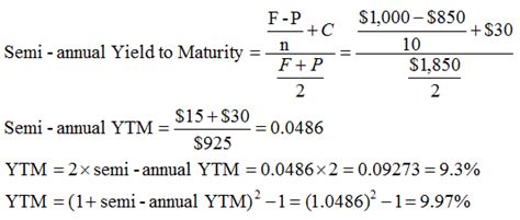 Yield to Maturity (YTM) Approximation Formula - Finance Train