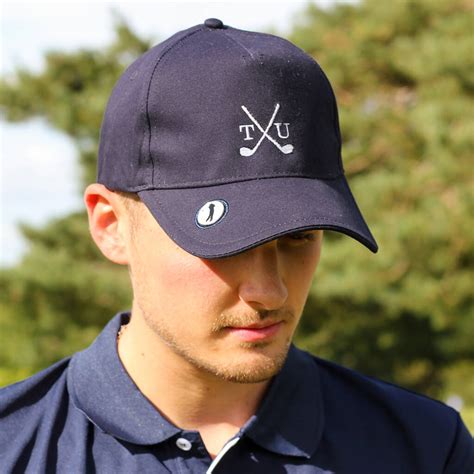 Personalised Mens Golf Club Cap And Ball Marker For Him By That's Nice That