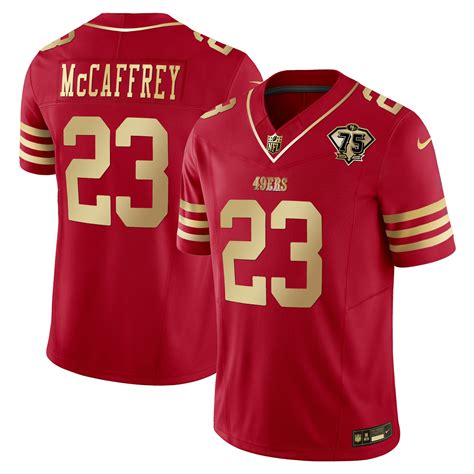 Christian Mccaffrey San Francisco 49Ers Scarlet Jersey - All Stitched ...