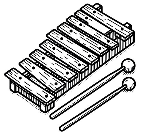 Xylophone For Kids coloring page - Download, Print or Color Online for Free