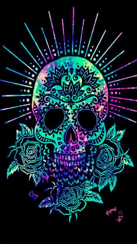 Colorful Sugar Skull - Novocom.top, Cute Sugar Skull HD phone wallpaper ...