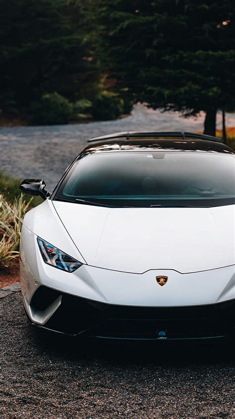 White Lamborghini Wallpaper