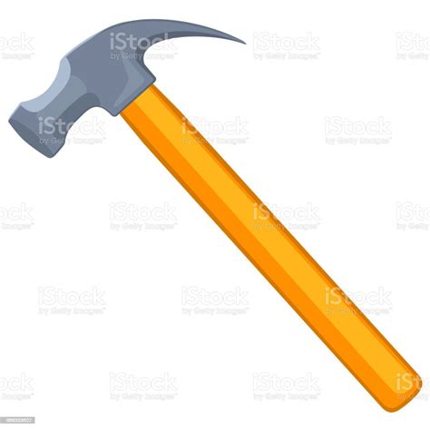 Colorful Cartoon Claw Hammer Stock Illustration - Download Image Now - Sledgehammer, Adjusting ...