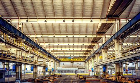 Free picture: steel, industry, warehouse, architecture, hall, metal