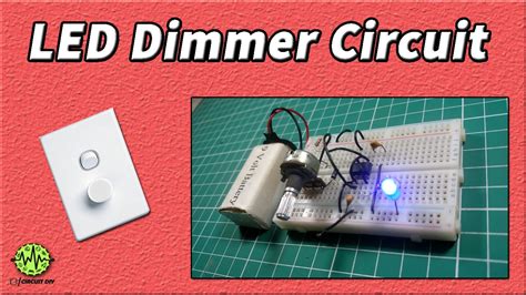 LED Dimmer Circuit | 555 Timer Projects | Led dimmer, Timer, Led