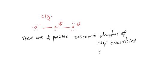 SOLVED: Shown here Lewis structure for the chlorite ion, CIOz that obeys the octet rule, showing ...