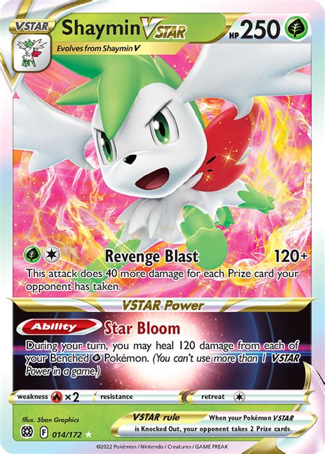 Shaymin VSTAR Brilliant Stars Pokemon Card | Pikawiz